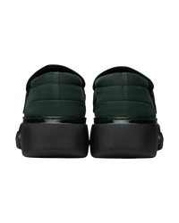 Burberry Creeper Clamp Loafers in Green Nubuck
