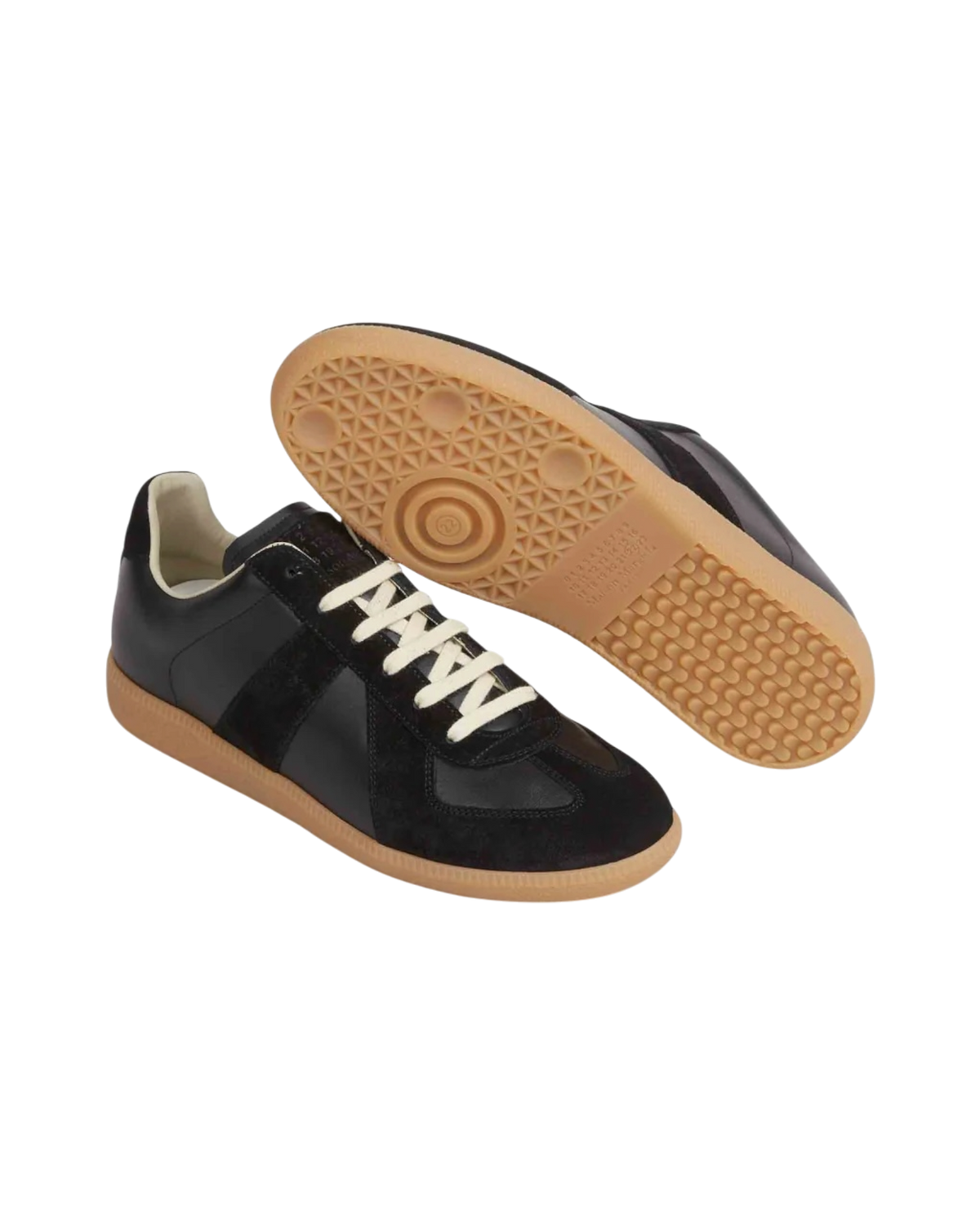 Maison Margiela Replica German Army Trainer — Black/Gum, US 10 / EU 43