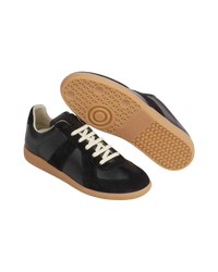 Maison Margiela Replica German Army Trainer — Black/Gum, US 10 / EU 43