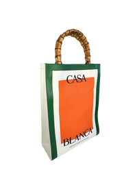 Casablanca Casa Tote Bag in Yellow Canvas