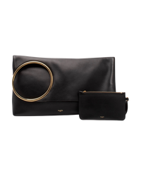 Alaïa Ring XL Leather Tote Bag — Noir