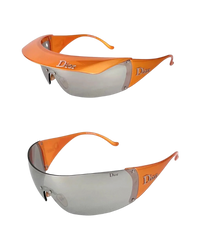 Dior ‘Golf Visor’ Sunglasses — Orange, One Size