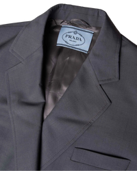 Prada Double-Breasted Oversized Blazer