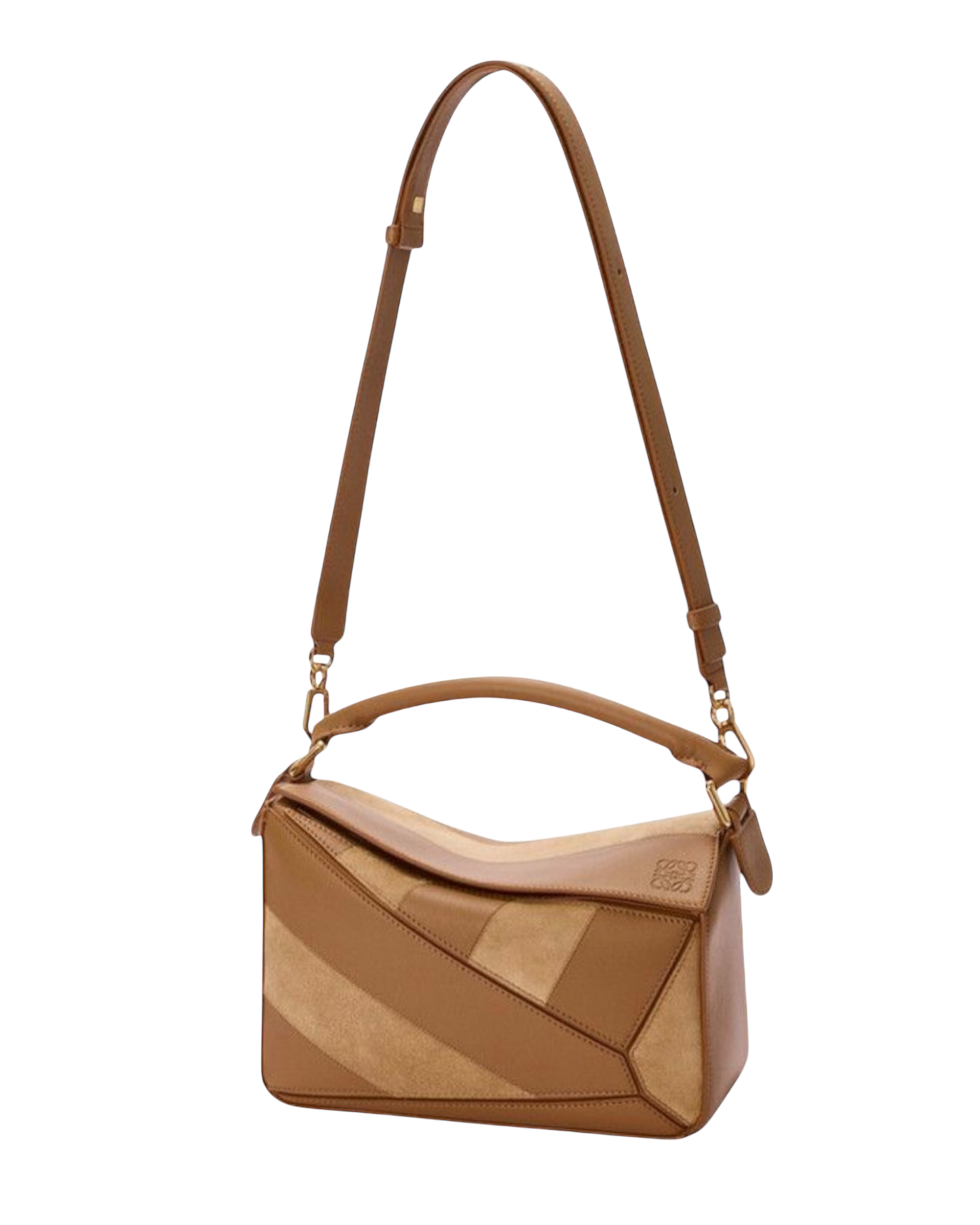 Loewe Puzzle Small Leather & Suede Bag