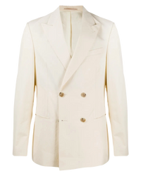 Nanushka Off-White Poplin Malvin Blazer
