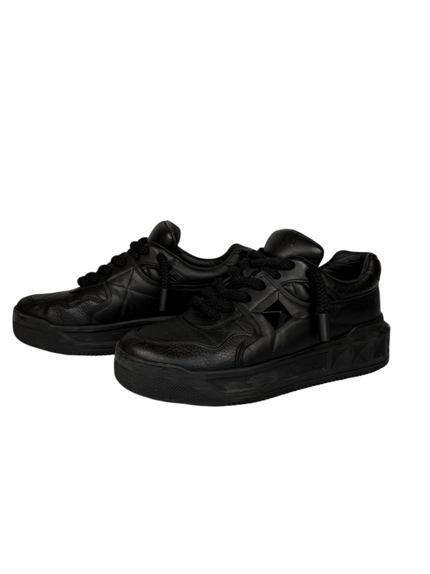 Valentino One Stud XL Nappa Leather Low-top Sneakers