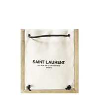 Saint Laurent Université Flat Bag in Linen