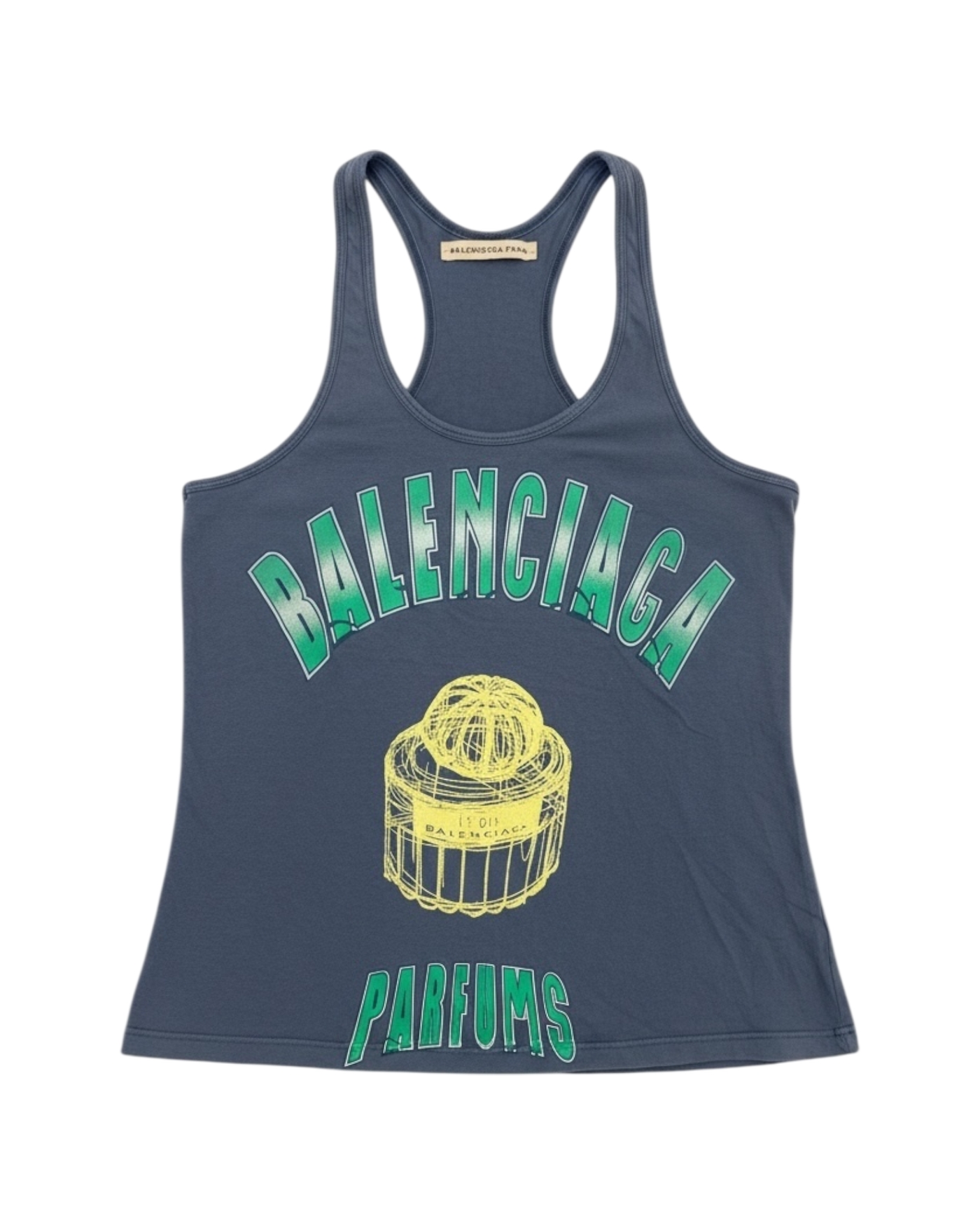 Balenciaga Vintage Parfum Top in Blue