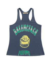 Balenciaga Vintage Parfum Top in Blue