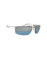 Chanel 4040 Foldable Rimless Sunglasses — Silver
