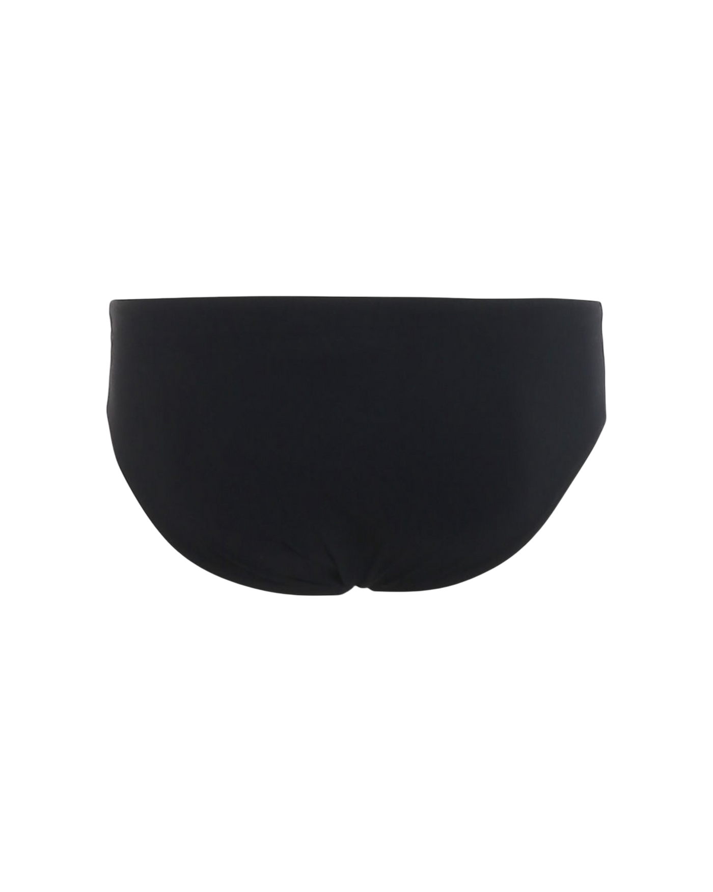 Dolce & Gabbana High-Waisted Swim Briefs — Black/White, Size 6 (L-XL)