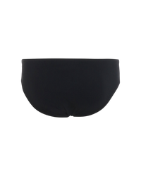 Dolce & Gabbana High-Waisted Swim Briefs — Black/White, Size 6 (L-XL)