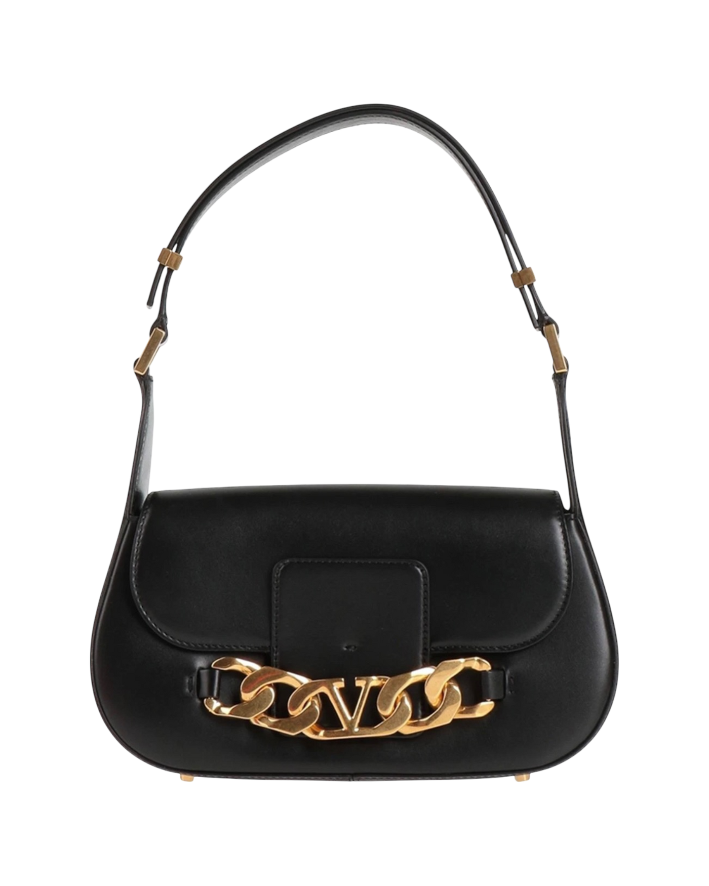 Valentino Garavani VLogo Leather Shoulder Bag