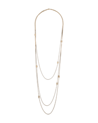 Celine Maillon Triomphe Sautoir Logo Station Necklace