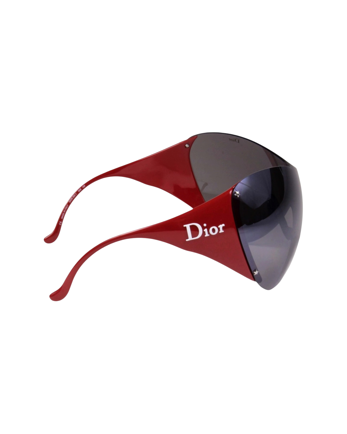 Dior Ski 1 Shield Sunglasses — Red