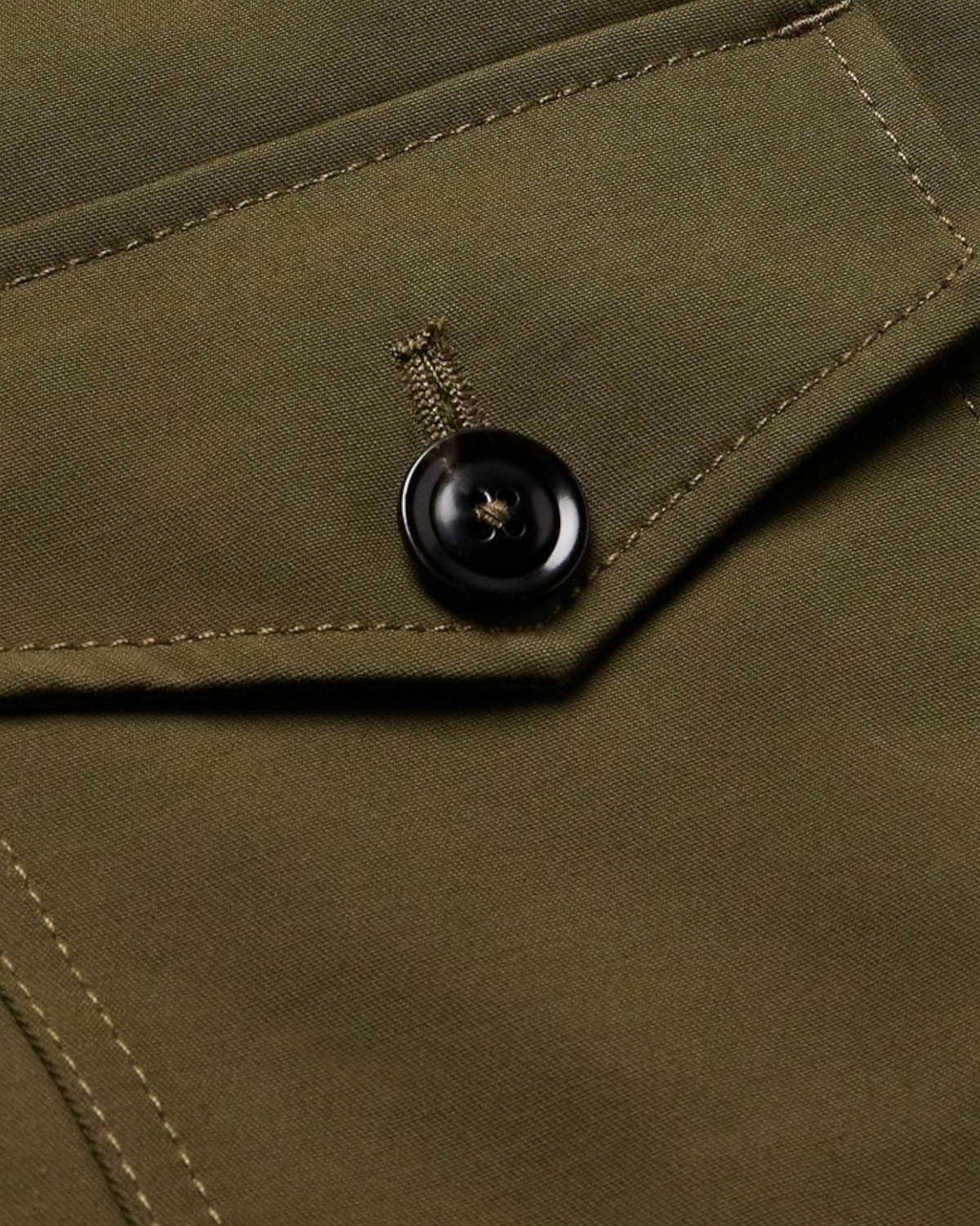 Tom Ford Cotton Twill Zip Shirt Jacket — Elm Green, Size IT 48 / US 38