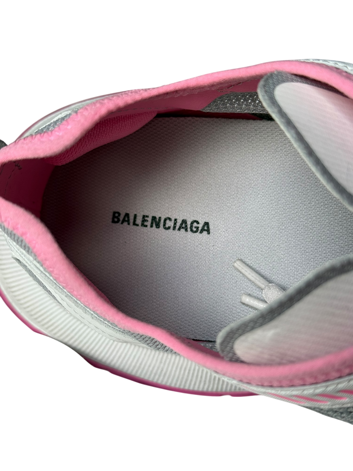 Balenciaga Circuit Sneakers in White/Grey/Pink