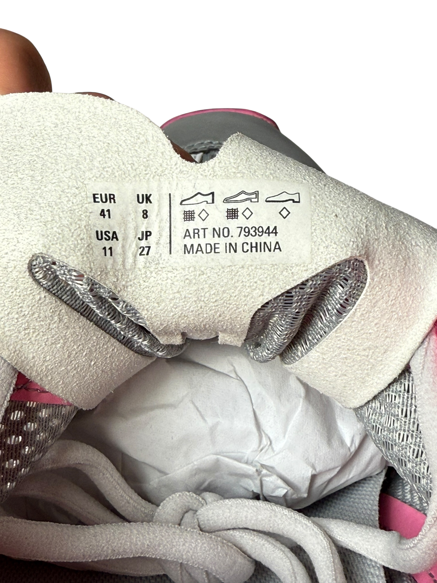 Balenciaga Circuit Sneakers in White/Grey/Pink