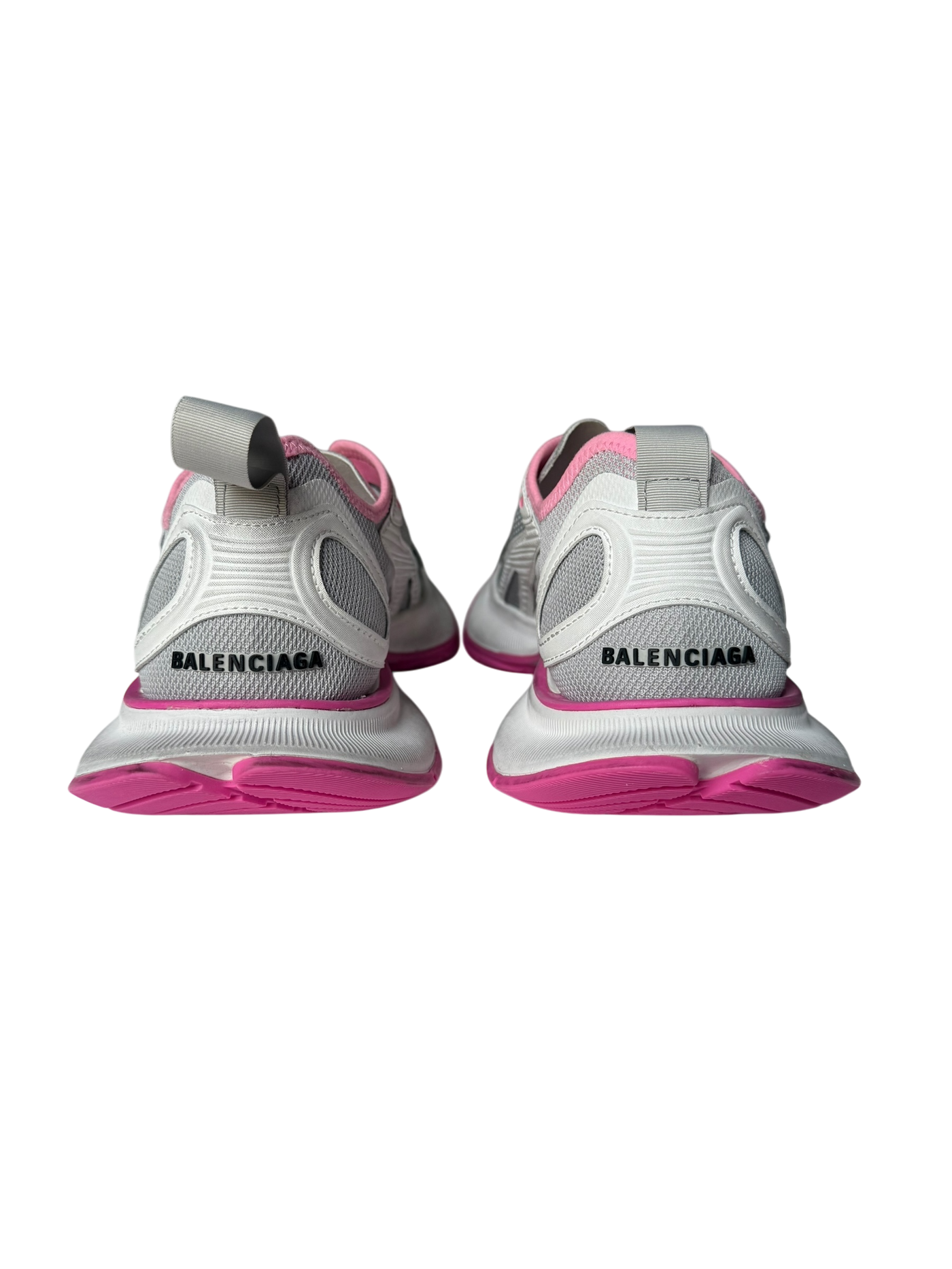 Balenciaga Circuit Sneakers in White/Grey/Pink