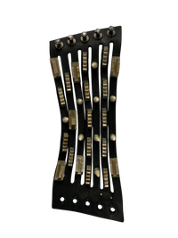 Rick Owens Studded Bone and Leather Cuff