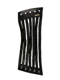 Rick Owens Studded Bone and Leather Cuff