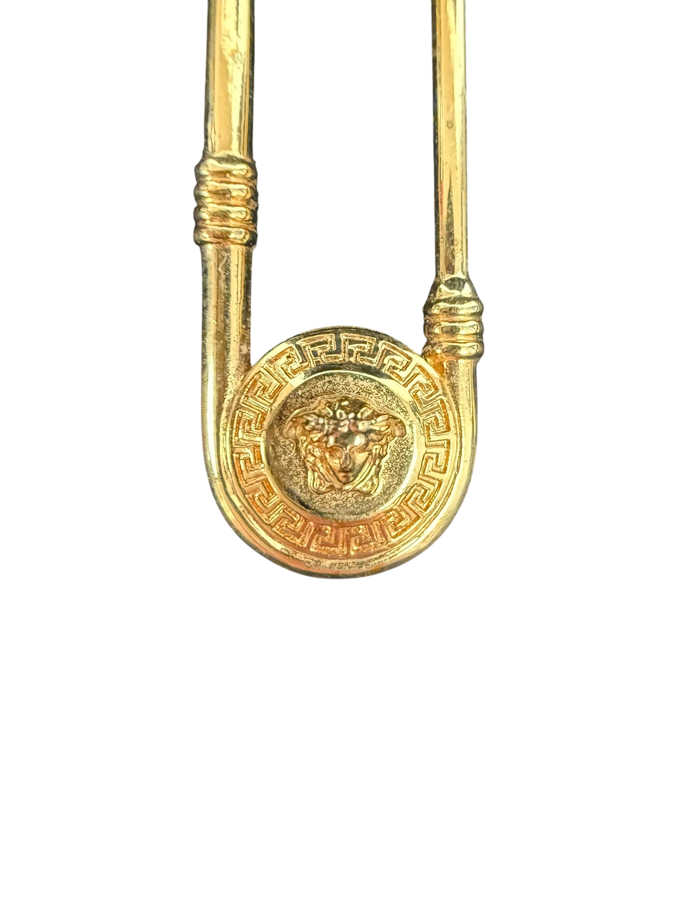 Versace Safety Pin Earrings