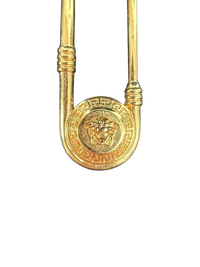 Versace Safety Pin Earrings
