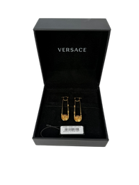 Versace Safety Pin Earrings