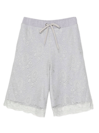 Burberry Lace-Trimmed Sweatshorts