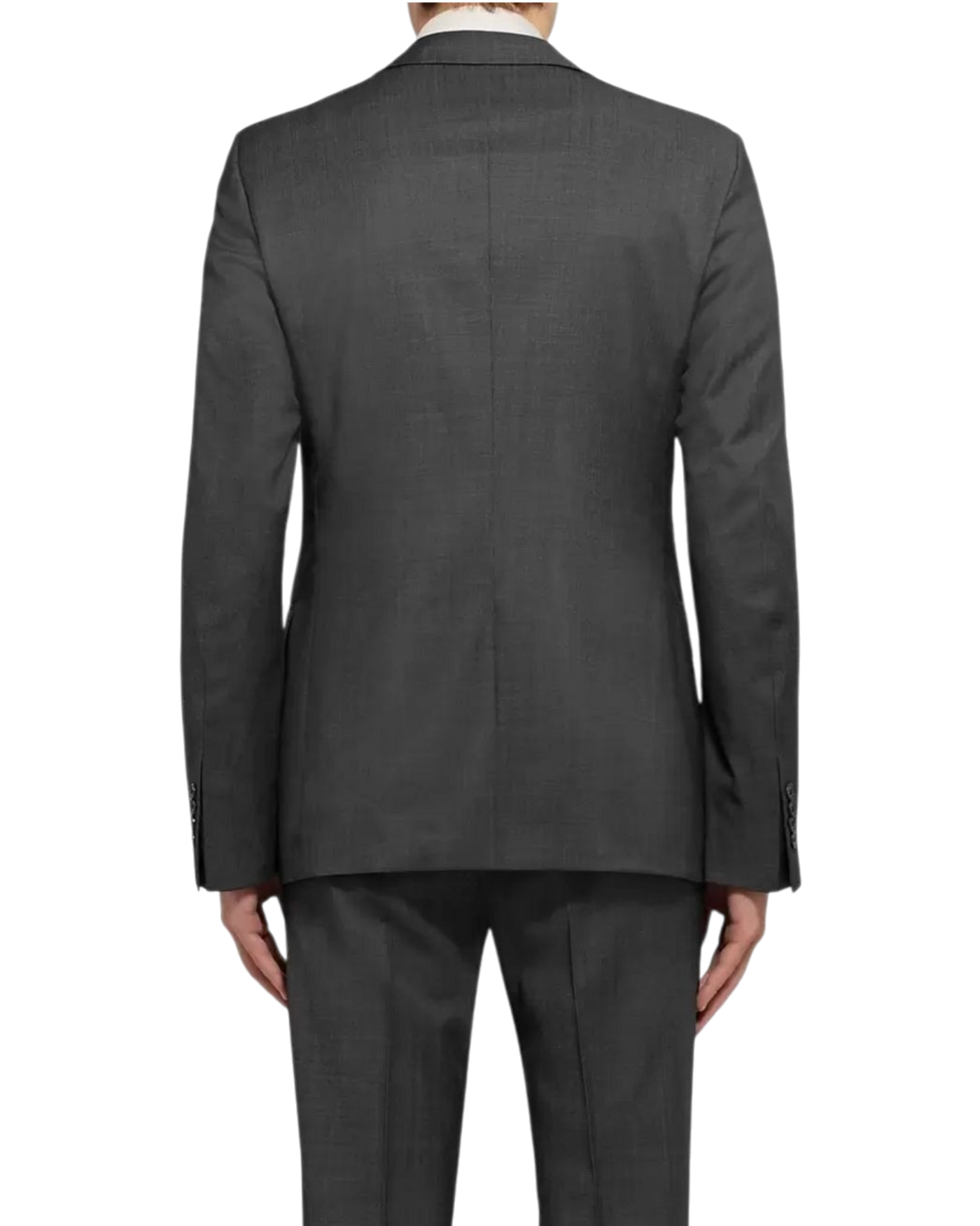Prada Single-Breasted Mohair & Wool Blazer — Grey, Size US 36 / IT 46