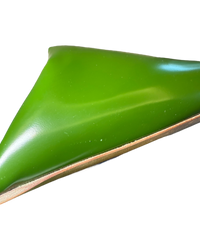 Bottega Veneta Cushion Slides in Jalapeño Patent Leather