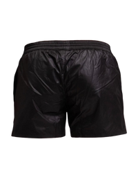 Balmain Black Logo Stripe Swim Short