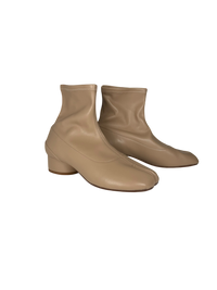 Maison Margiela MM22 Soft Leather Tabi Ankle Boot 4CM