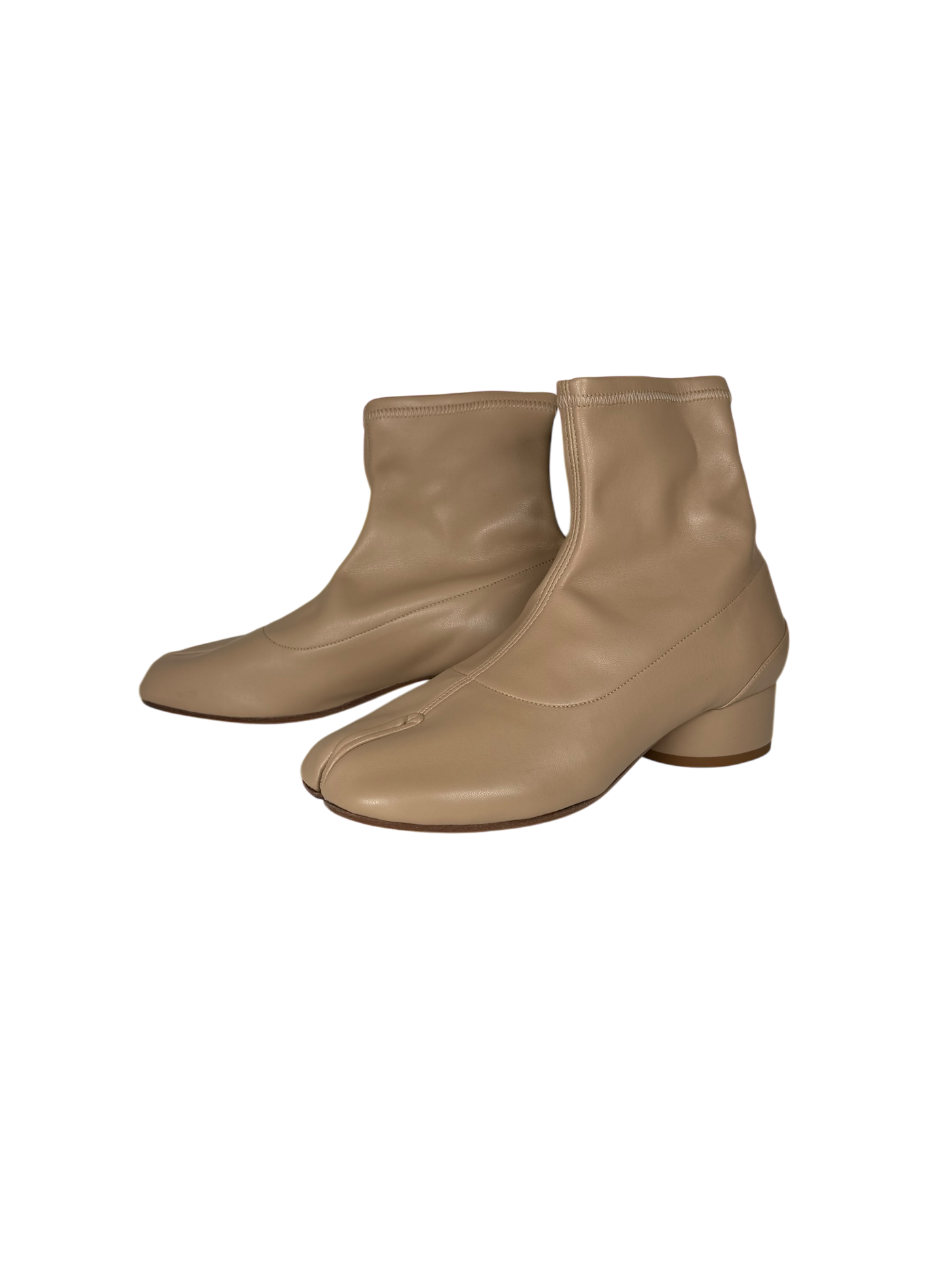 Maison Margiela MM22 Soft Leather Tabi Ankle Boot 4CM