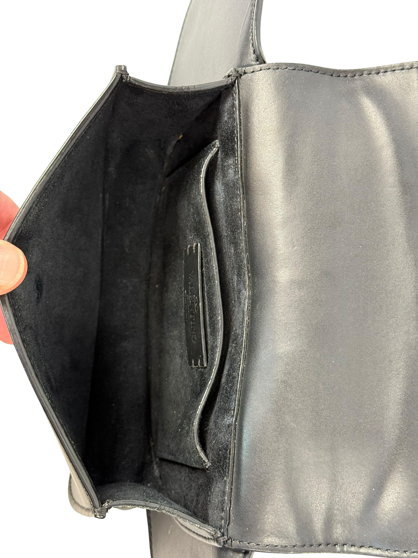 Valentino Calfskin Supervee Belt Bag