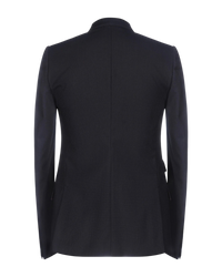 Gucci Polka Dot Wool Single-Breasted Jacket — Blue, Size US 38 / IT 48