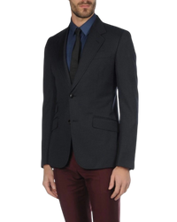 Gucci Polka Dot Wool Single-Breasted Jacket — Blue, Size US 38 / IT 48