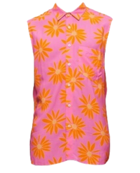 Jacquemus Le Chemise Frescu Sleeveless Shirt in Pink