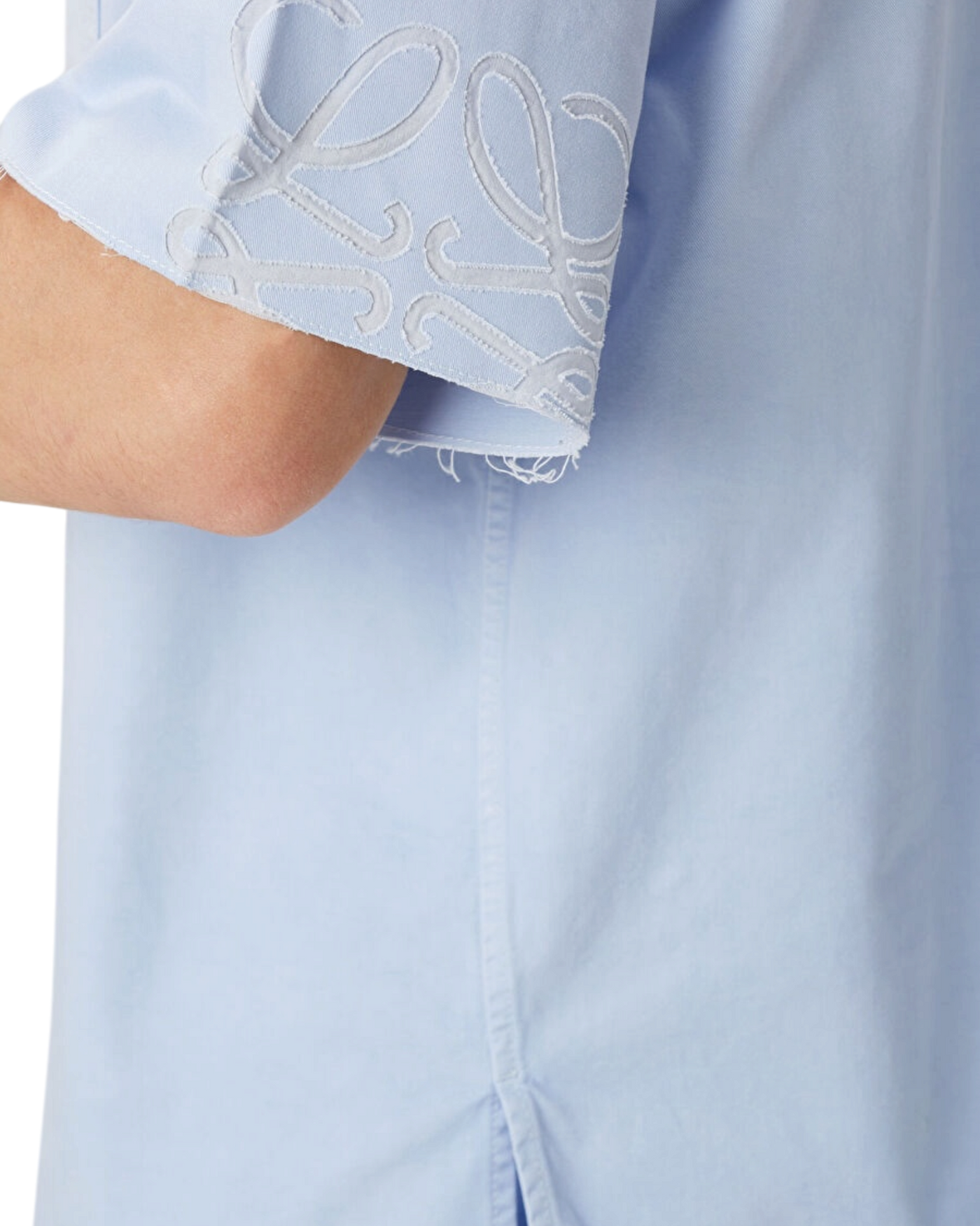 Loewe x Paula's Ibiza Monogram Short-Sleeve Shirt — Blue, Size M / 39