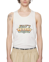 Willy Chavarria Off-White Auto Service Tank Top