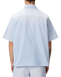 Loewe x Paula's Ibiza Monogram Short-Sleeve Shirt — Blue, Size M / 39