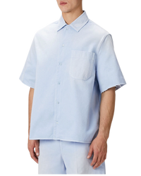 Loewe x Paula's Ibiza Monogram Short-Sleeve Shirt — Blue, Size M / 39
