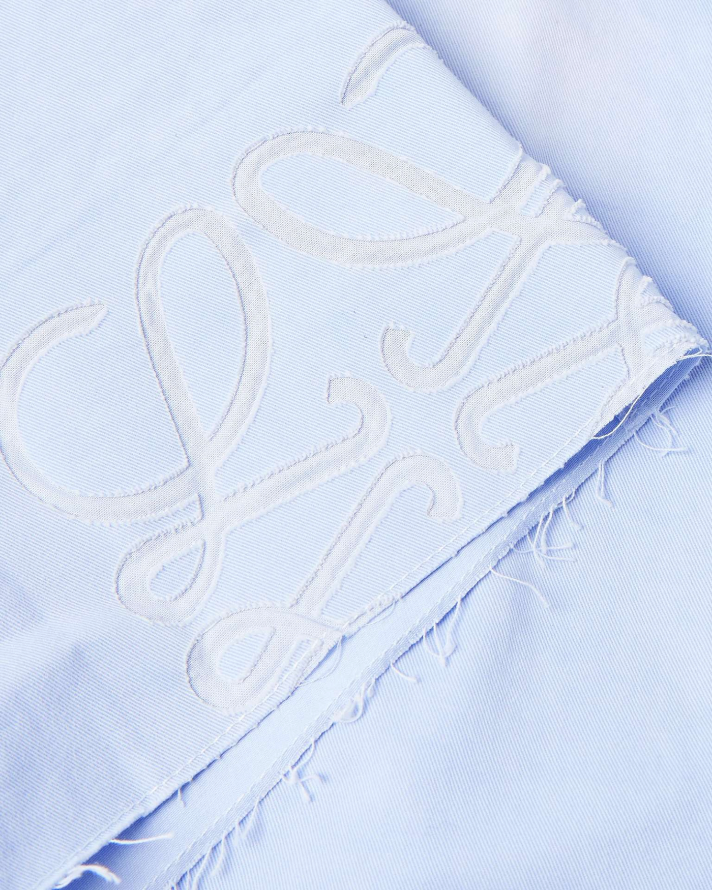 Loewe x Paula's Ibiza Monogram Short-Sleeve Shirt — Blue, Size M / 39