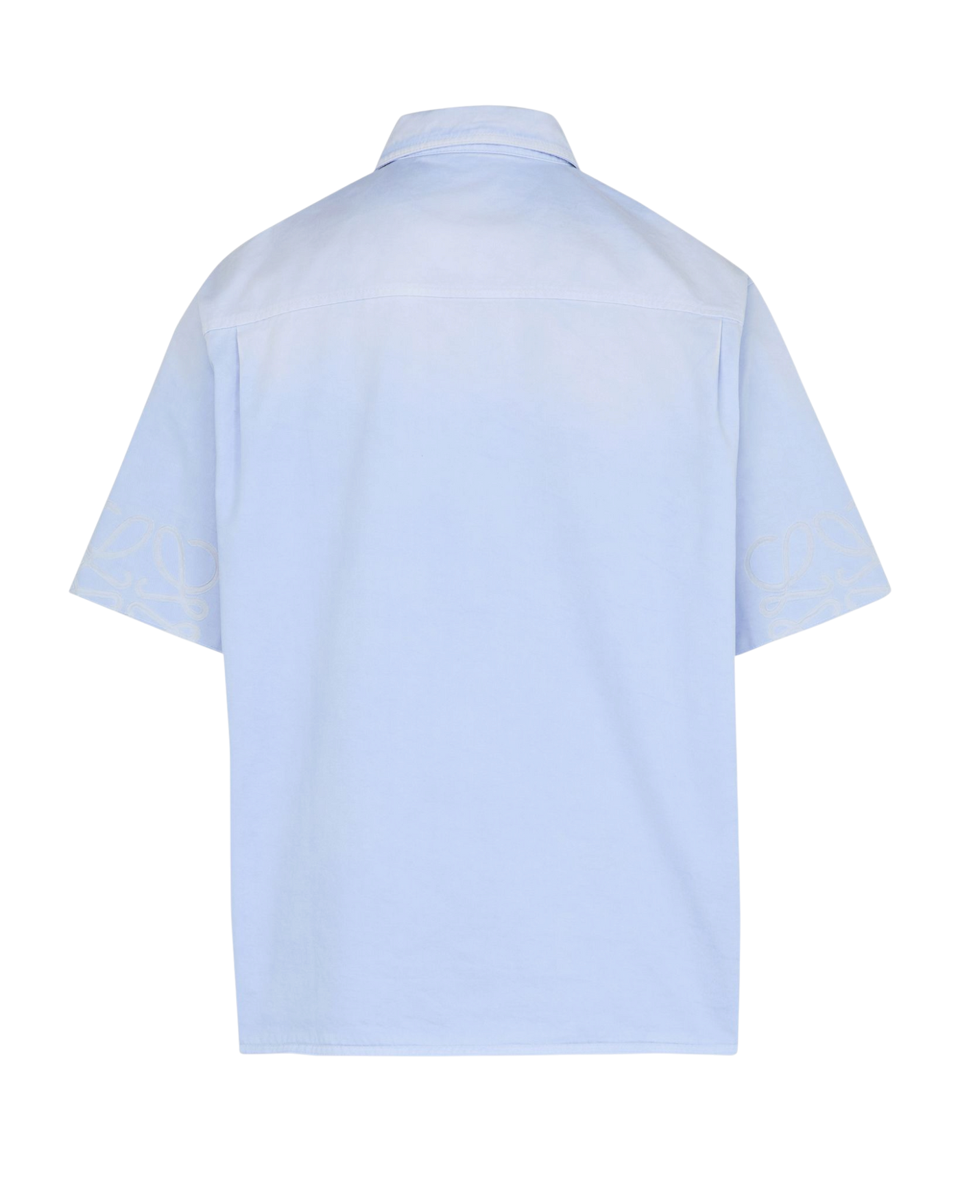 Loewe x Paula's Ibiza Monogram Short-Sleeve Shirt — Blue, Size M / 39