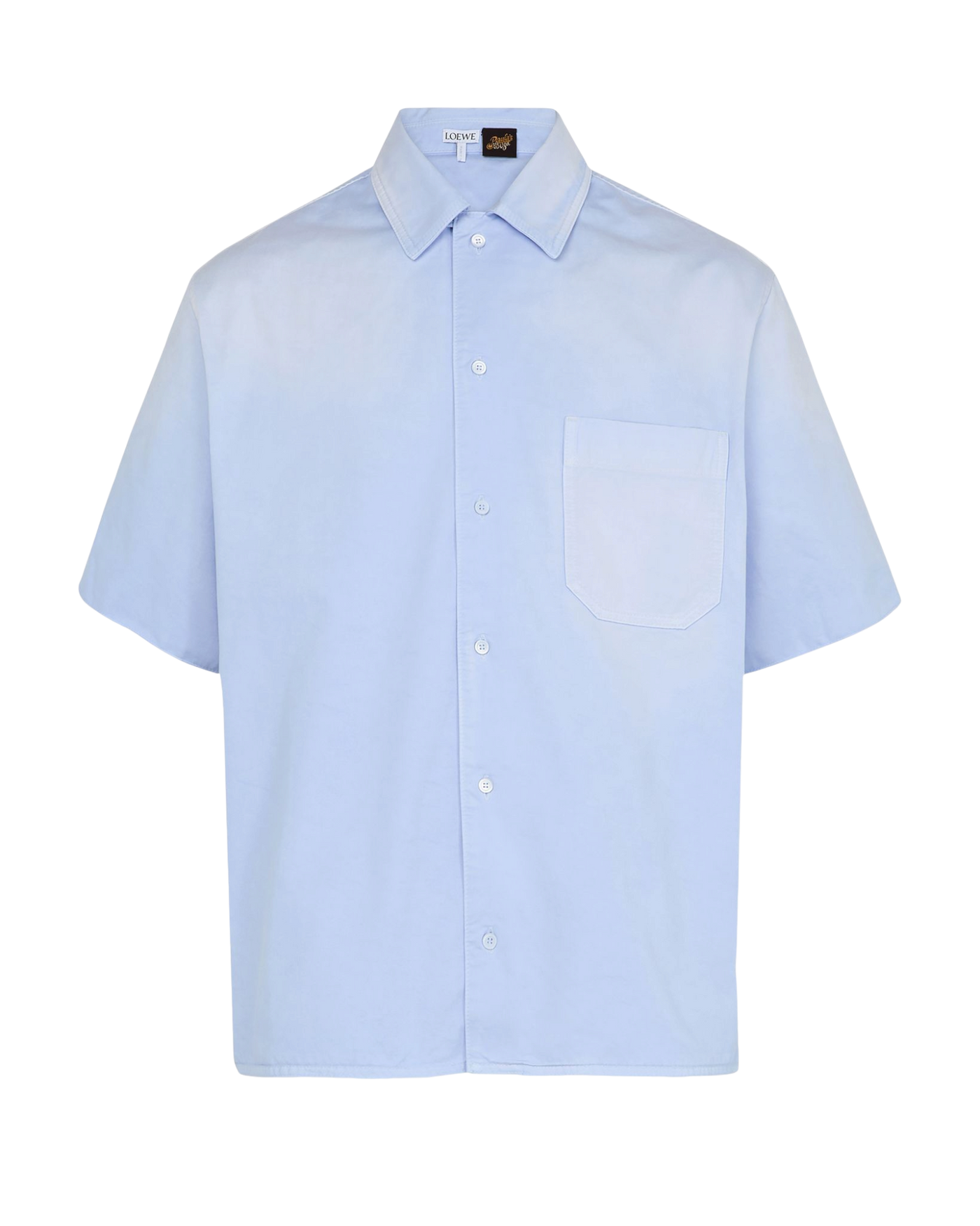 Loewe x Paula's Ibiza Monogram Short-Sleeve Shirt — Blue, Size M / 39