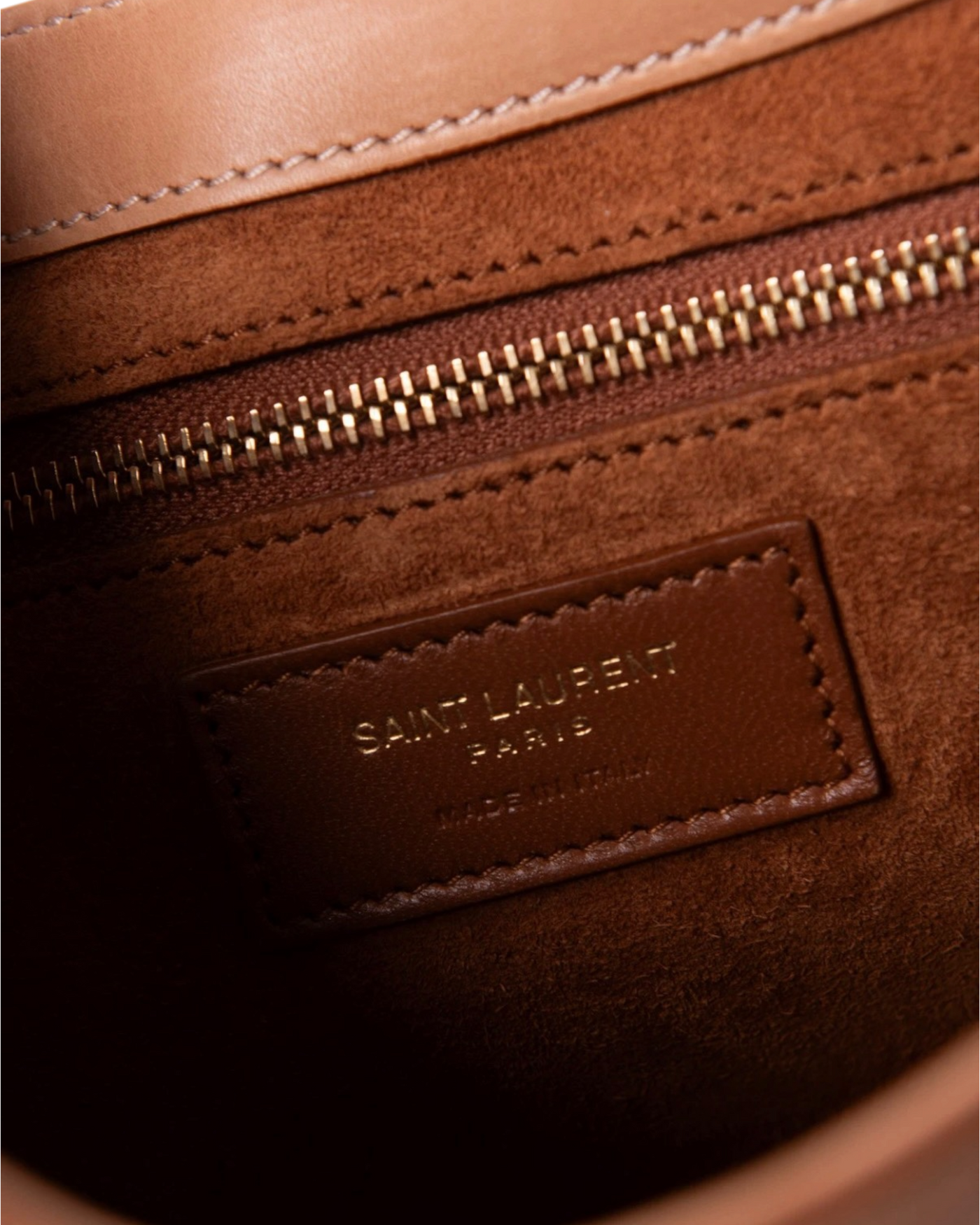 Saint Laurent Le 5 à 7 Hobo Bag — Brown, Small