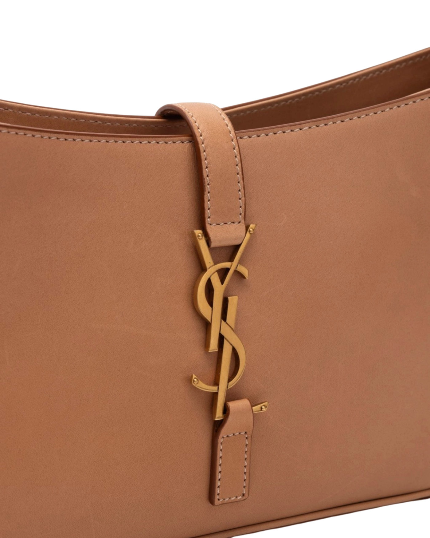 Saint Laurent Le 5 à 7 Hobo Bag — Brown, Small