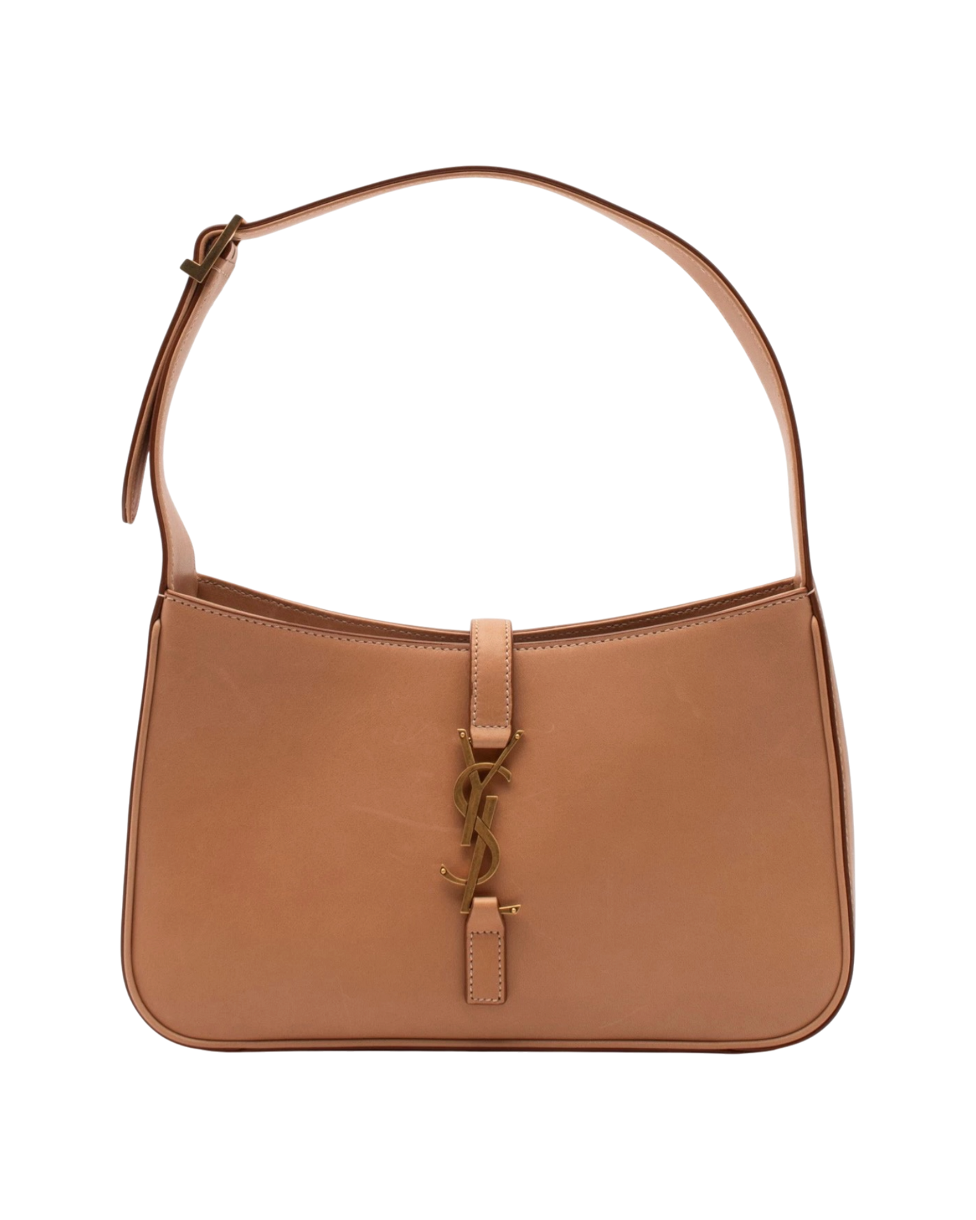Saint Laurent Le 5 à 7 Hobo Bag — Brown, Small