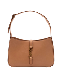 Saint Laurent Le 5 à 7 Hobo Bag — Brown, Small