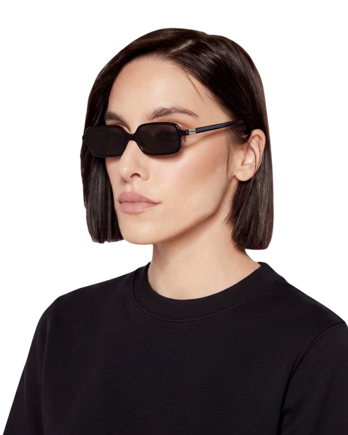 Miu Miu 'Regard' MU 11ZS Sunglasses — Black